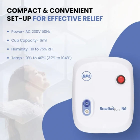 BPL Medical Technologies Breathe Ezee N6 Nebulizer