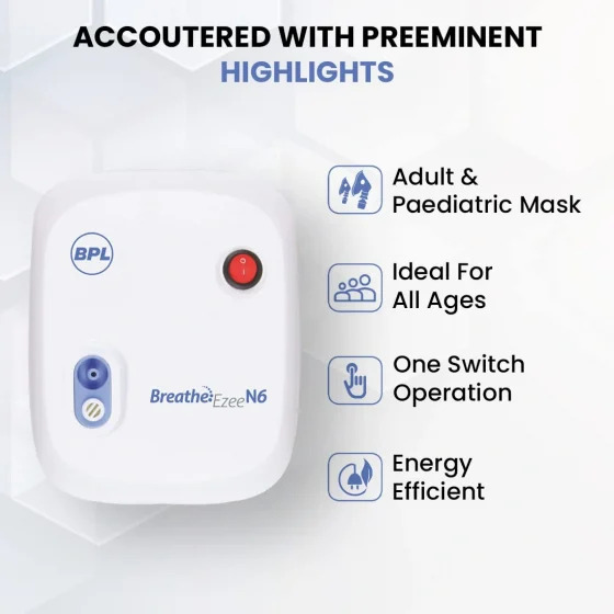 BPL Medical Technologies Breathe Ezee N6 Nebulizer