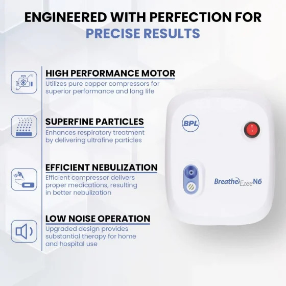 BPL Medical Technologies Breathe Ezee N6 Nebulizer