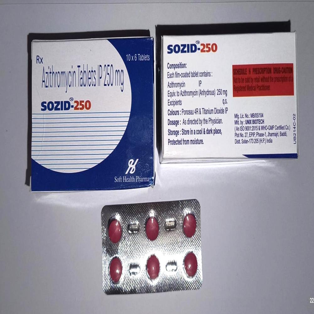 Sozid 250 Tablets - Brand Name: Sozid-250