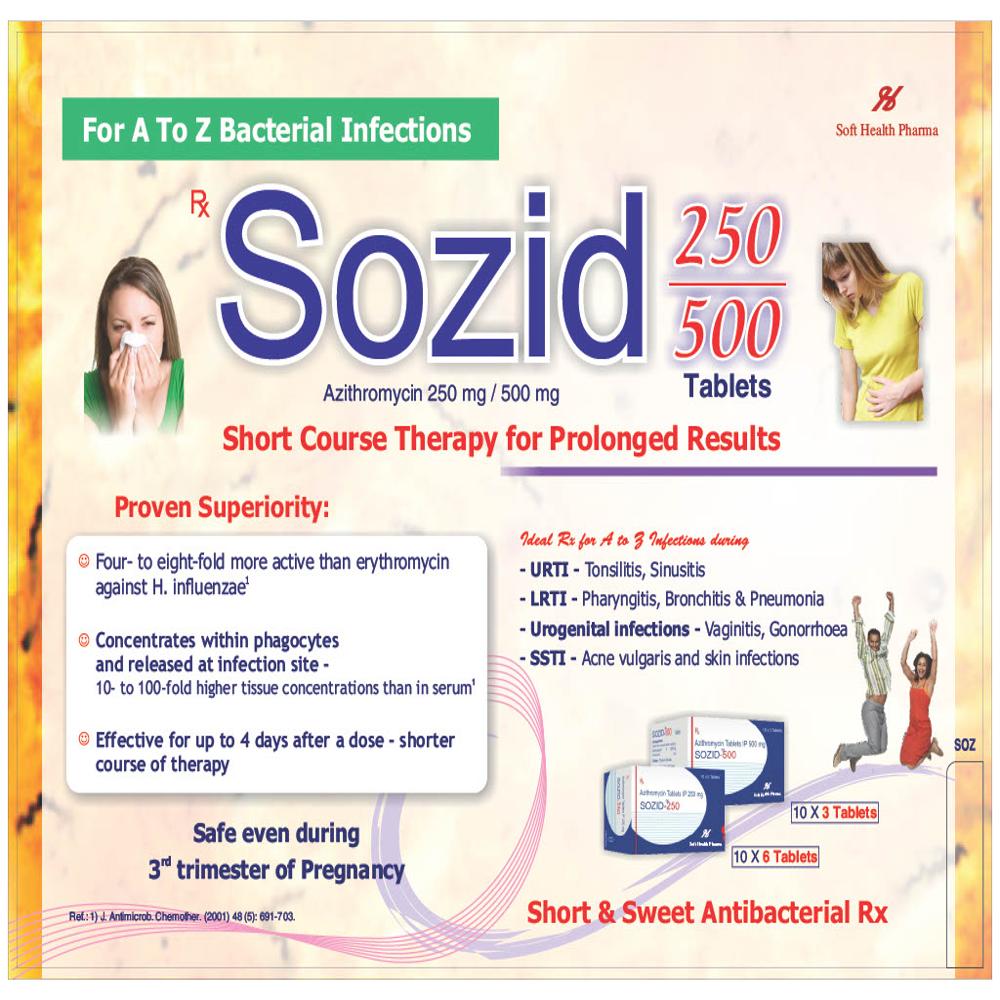 Sozid 250 Tablets - Brand Name: Sozid-250