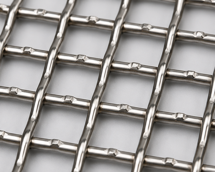 Lock crimp screens form D Wire Mesh