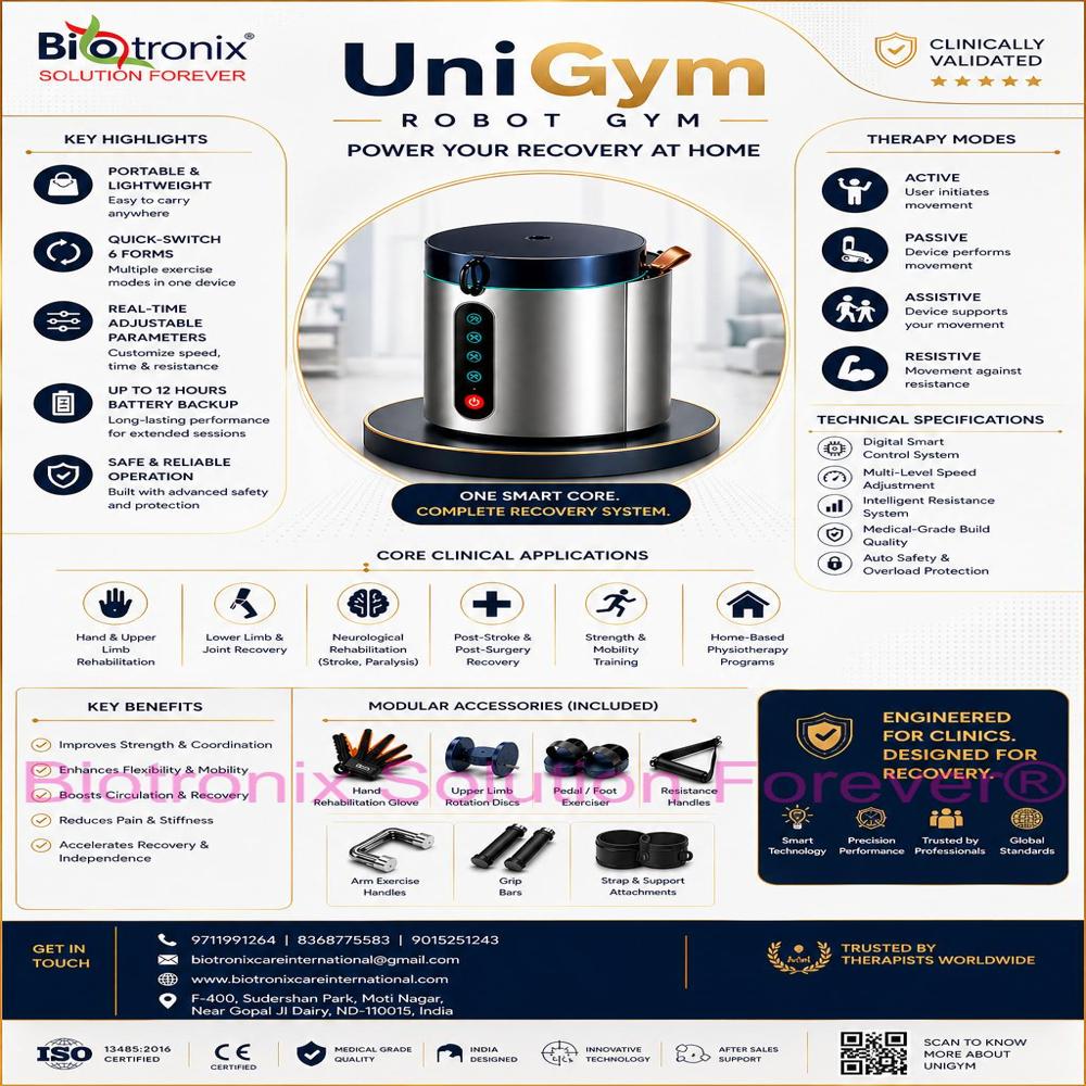 Advanced UniGym Robotic Rehabilitation System for Physical Therapy