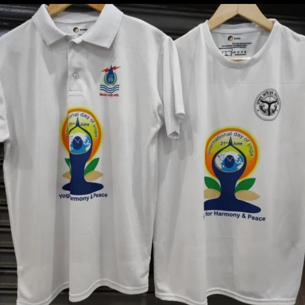Yoga Day Polo T Shirt
