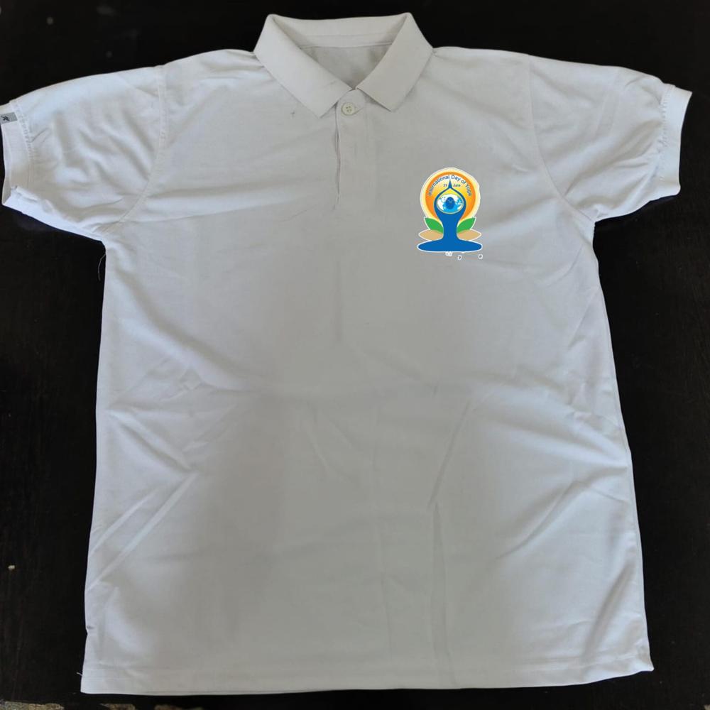 Yoga Day Polo T Shirt