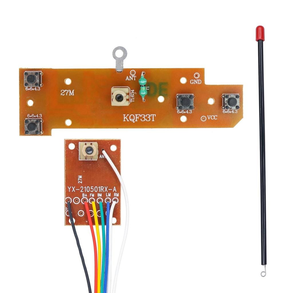 27 Mhz RF Wireless Remote Control Kit Button Transmitter