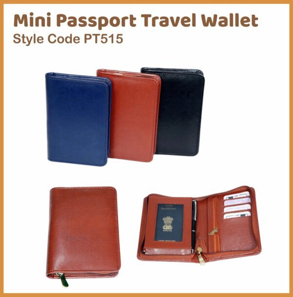 PT515 Mini Passport Travel Wallet