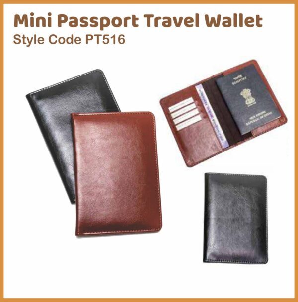 PT516 Mini Passport Travel Wallet