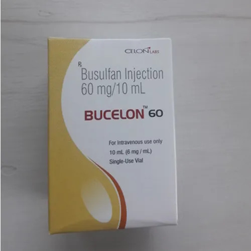 Bucelon Busulfan 60mg Injection, Cancer Treatment Medicine , 60 mg/10 mL