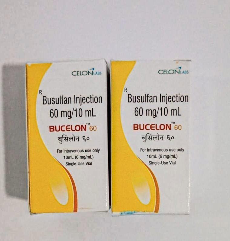 Bucelon Busulfan 60mg Injection, Cancer Treatment Medicine , 60 mg/10 mL
