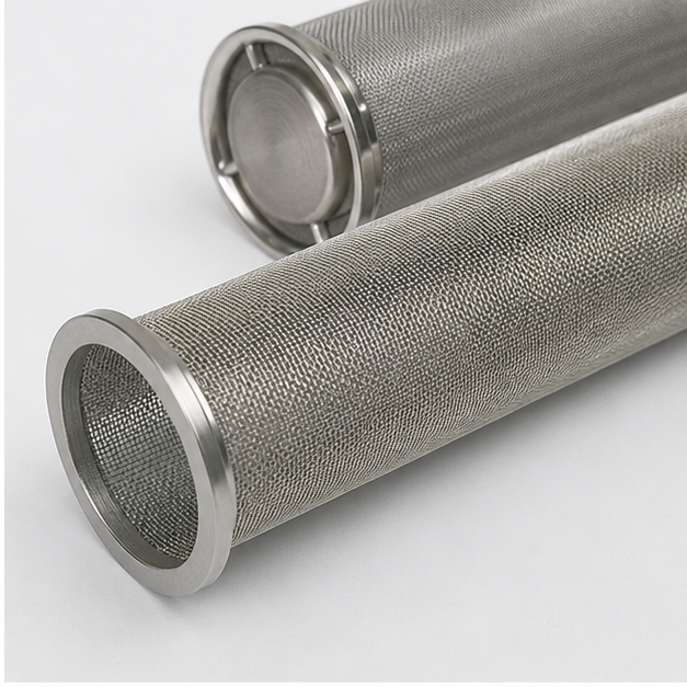 Water Filter Element - Color: White With Black End Caps