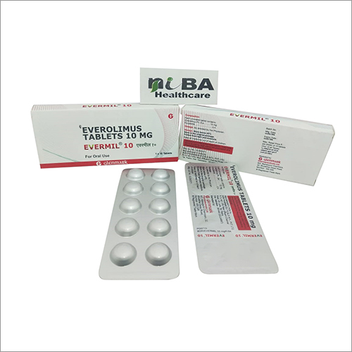 Evermil Everolimus 10mg Tablet, Anti Cancer Oncology Medicine