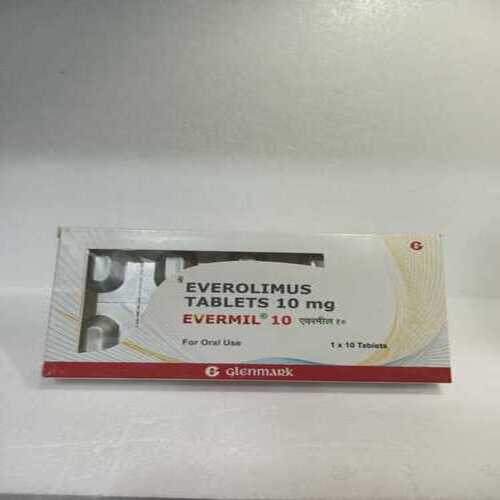 Evermil Everolimus 10mg Tablet, Anti Cancer Oncology Medicine