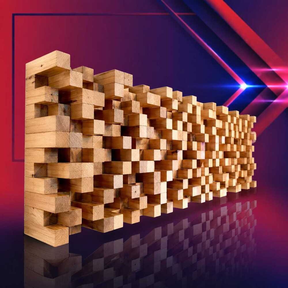 Auditorium Wooden Sound Diffuser Panel