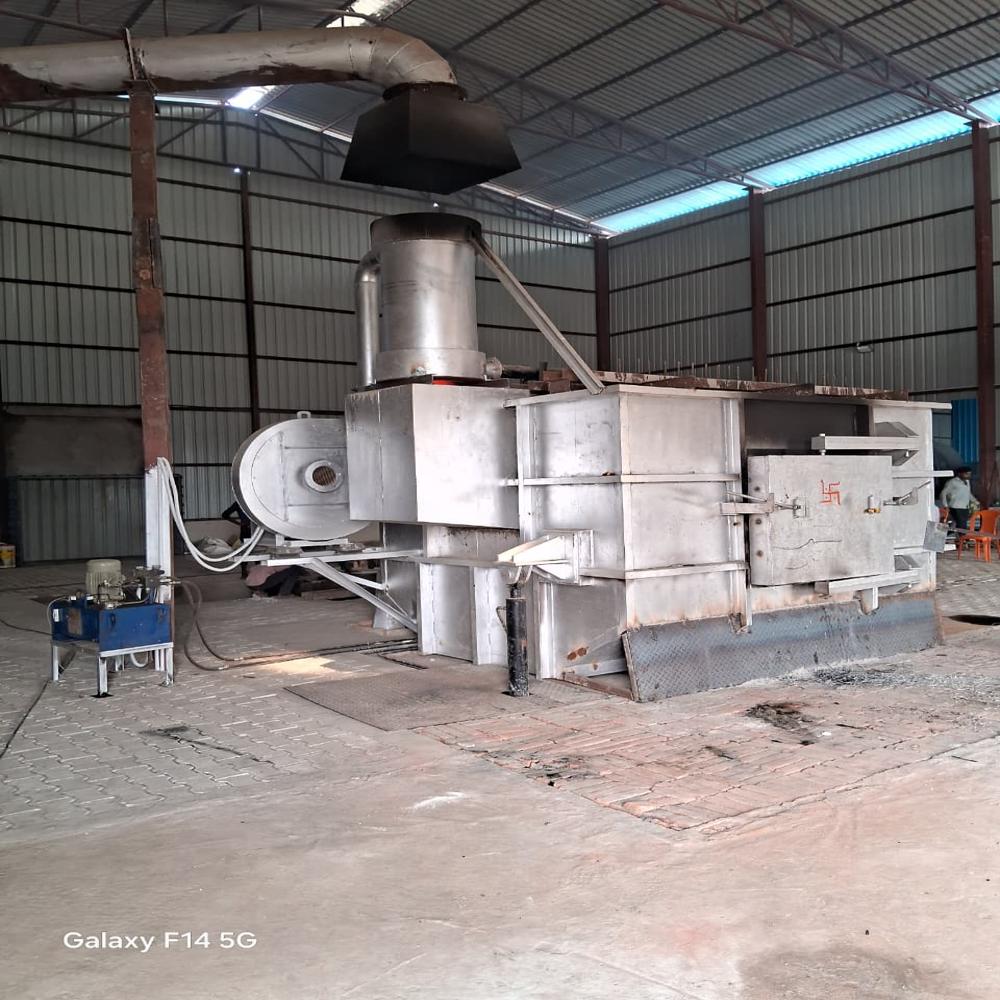 Aluminium melting skelner furnace