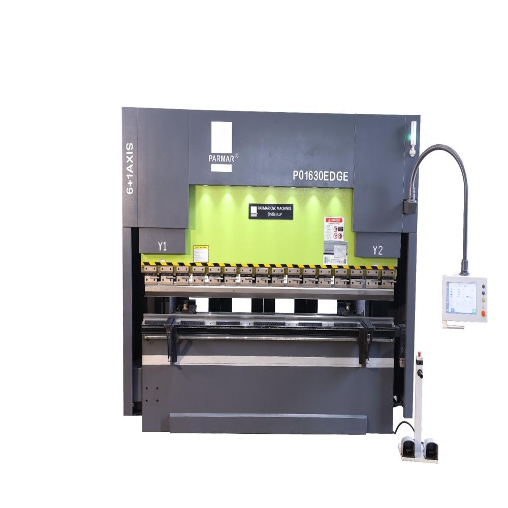 Hydraulic Press Brake Sheet Bending Machine - Ms/ss Sheets, 2500mm Length, Blue/grey | 4-axis Cnc, 80 Ton Capacity, Plc Control