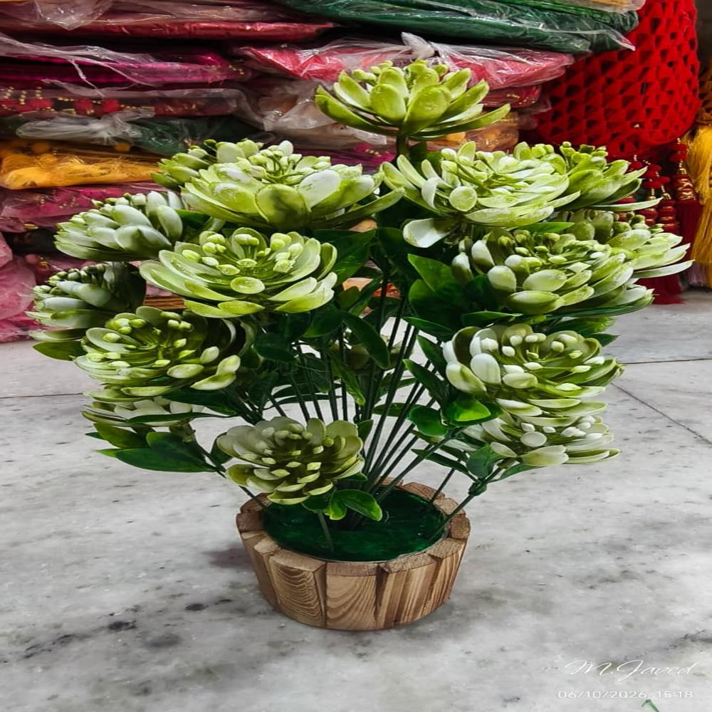 Artificial Flower Basket - Color: Pink