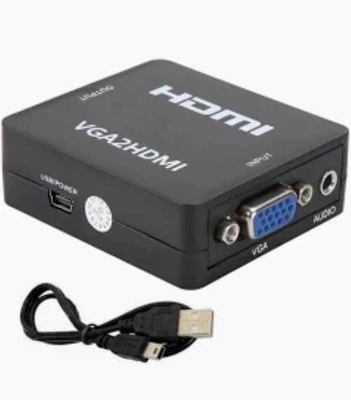 VGA with Audio to HDMI Out Converter with Power