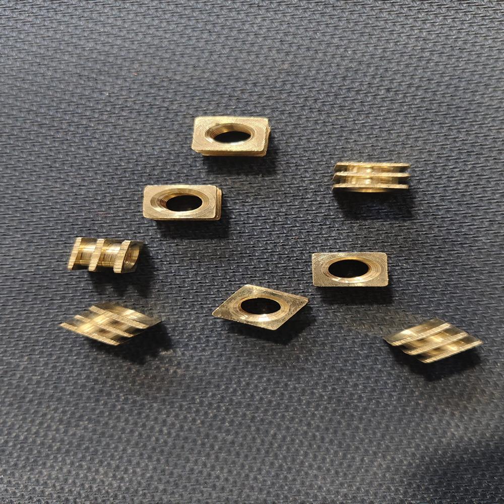 Brass Threaded Insert - Color: Golden