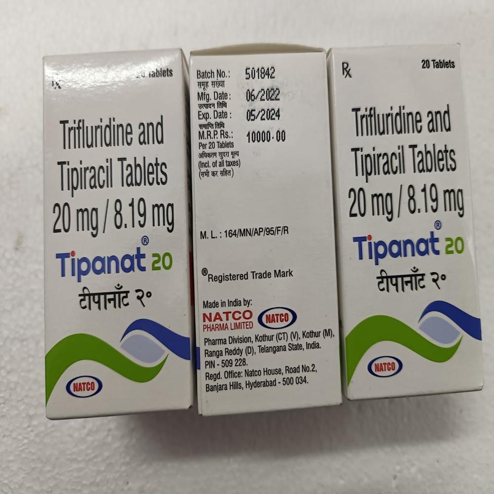 Tipanet 20 mg Trifluridine And Tipiracil Tablets
