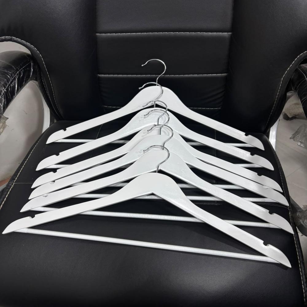 White Wooden Hangers