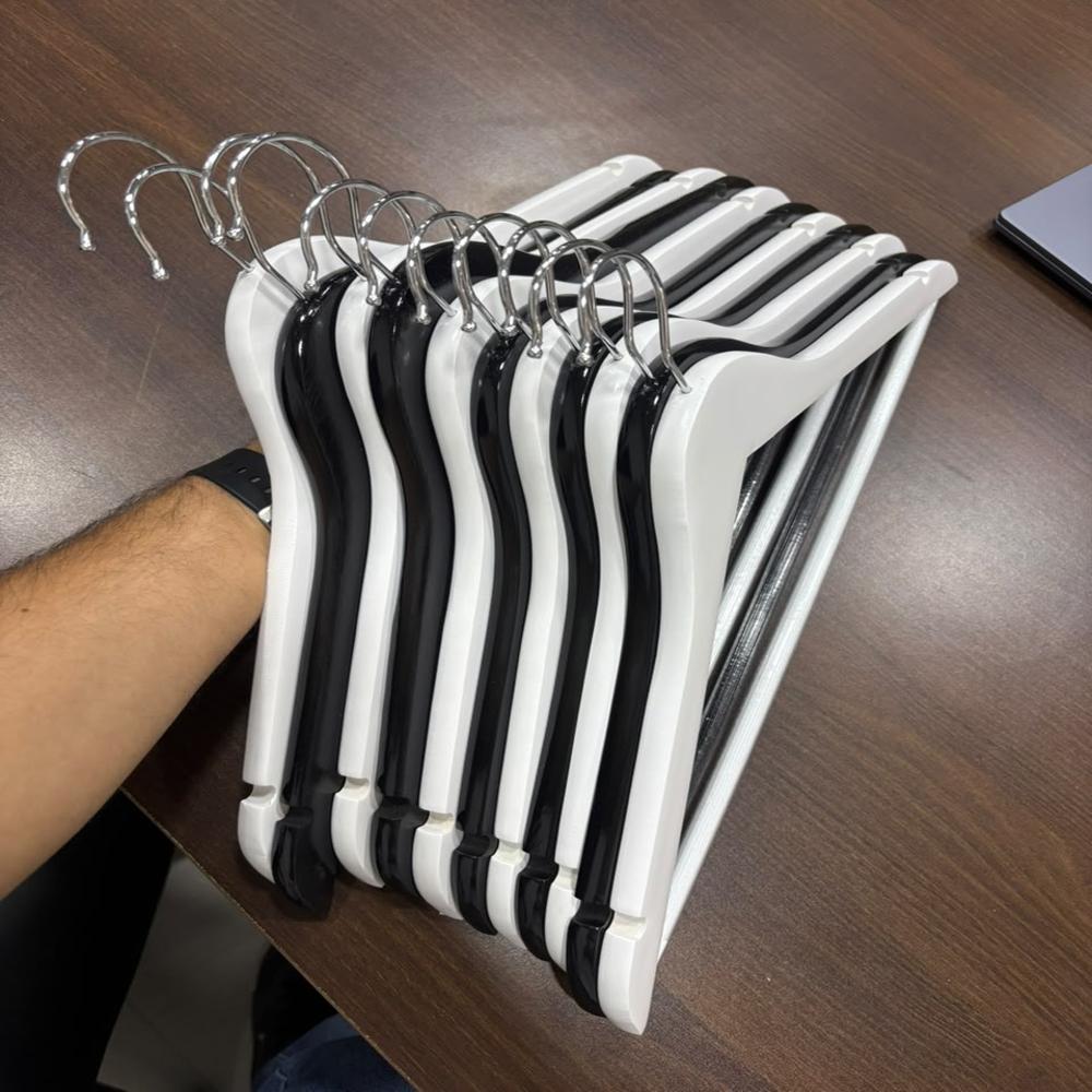White Wooden Hangers