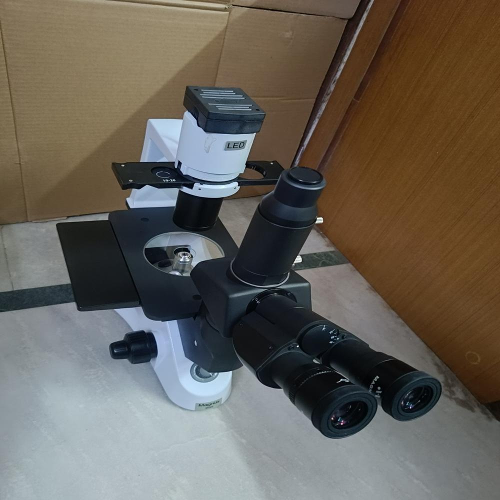 MAGNUS INVERTED TISSUE CULTURE TRINOCULAR MICROSCOPE MODEL INVI (LED)
