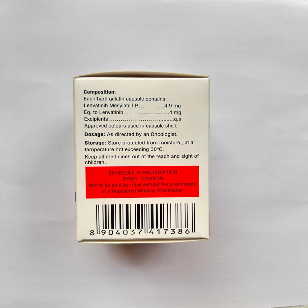 Lenvat Lenvatinib 4mg Capsules, Anti-Cancer Oncology Medicine