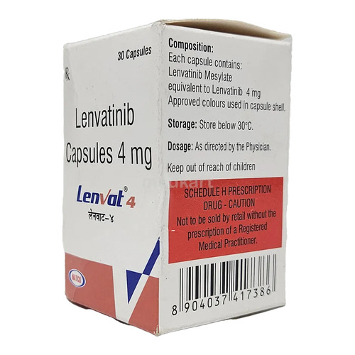 Lenvat Lenvatinib 4mg Capsules, Anti-Cancer Oncology Medicine