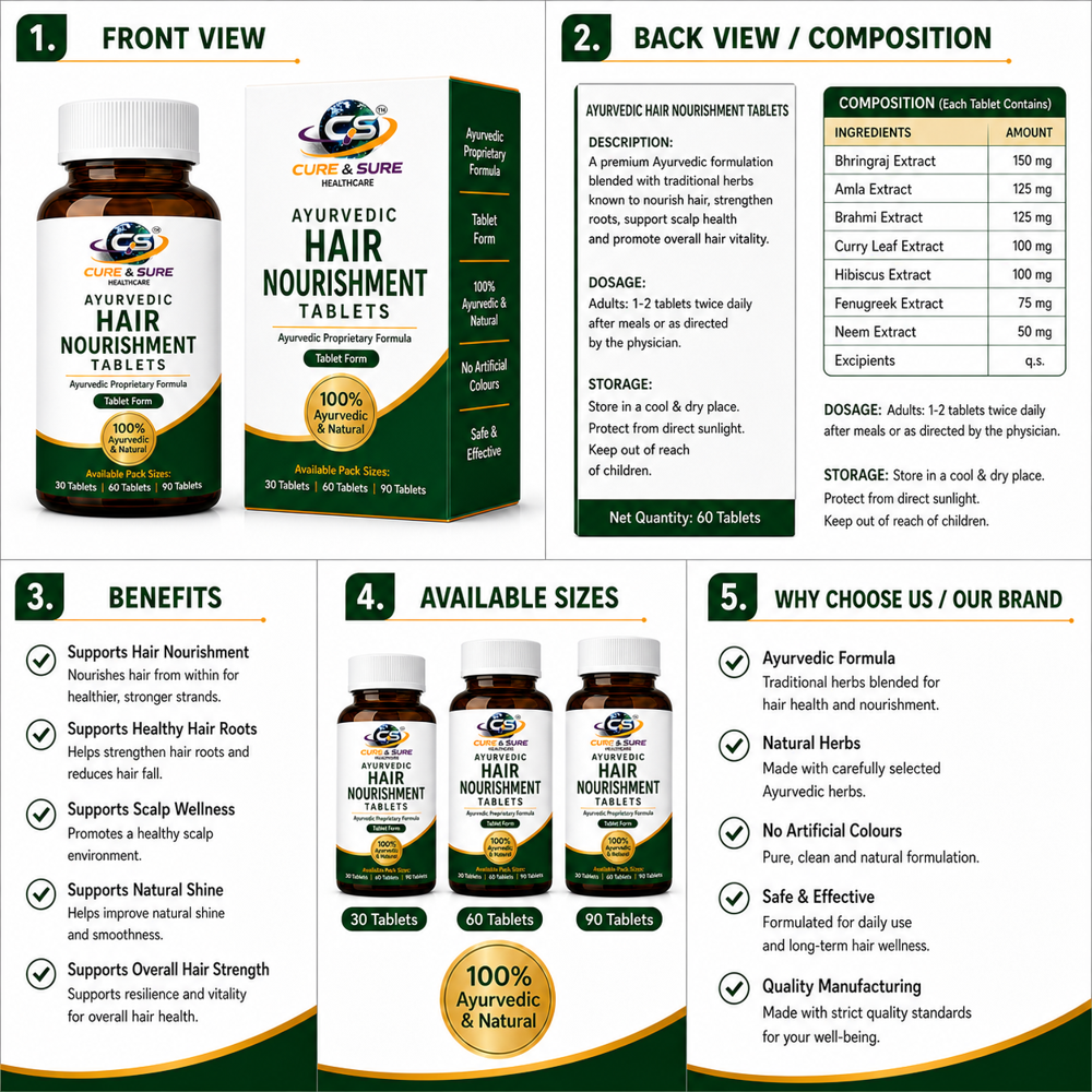 Ayurvedic Hair nourishment Third Party Manufacturing