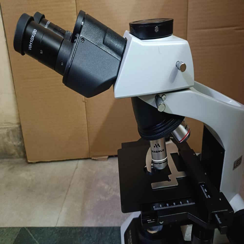MAGNUS ADVANCE LABORATORY TRINOCULAR MICROSCOPE MODEL MLXi Tr Plus PRO Freedom WITH AUTO LED OFF