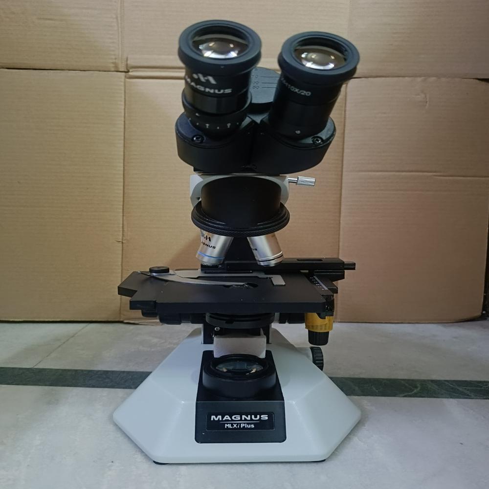 MAGNUS ADVANCE LABORATORY BINOCULAR MICROSCOPE MODEL MLXI PLUS PRO FREEDOM WITH AUTO LED OFF