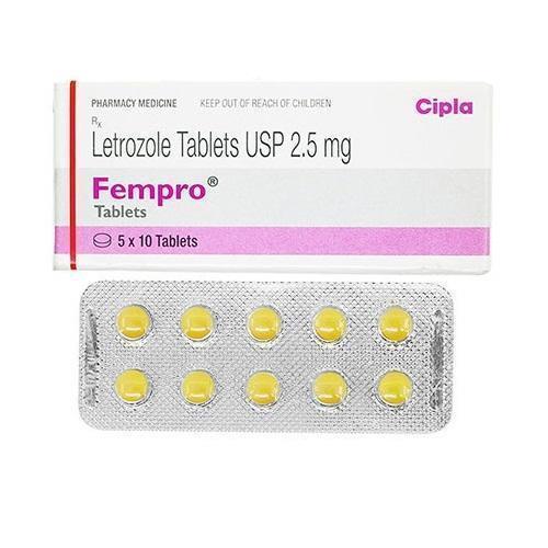 Fempro Letrozole 2.5mg Tablet, Anti-Cancer Breast Cancer Medicine
