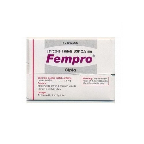 Fempro Letrozole 2.5mg Tablet, Anti-Cancer Breast Cancer Medicine