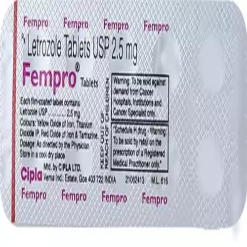 Fempro Letrozole 2.5mg Tablet, Anti-Cancer Breast Cancer Medicine