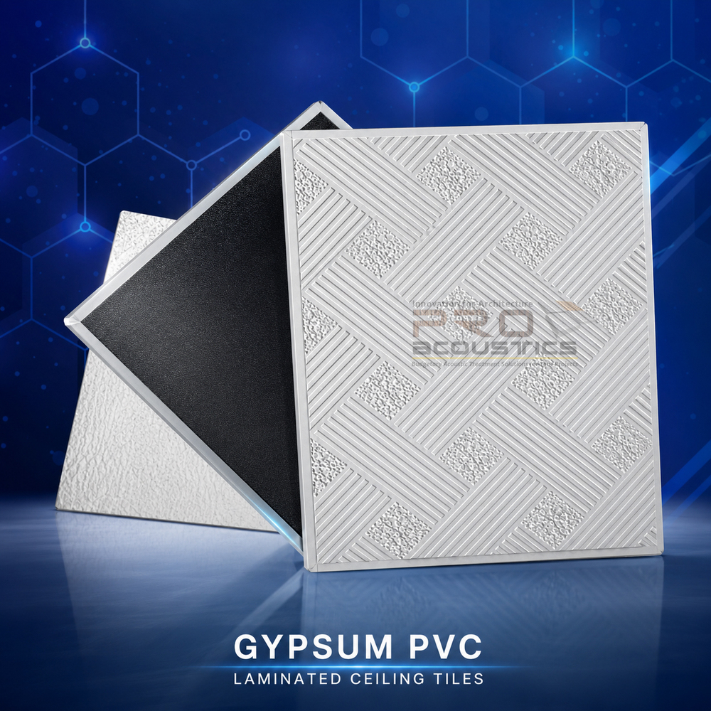Auditorium Gypsum Pvc Laminated Ceiling Tiles