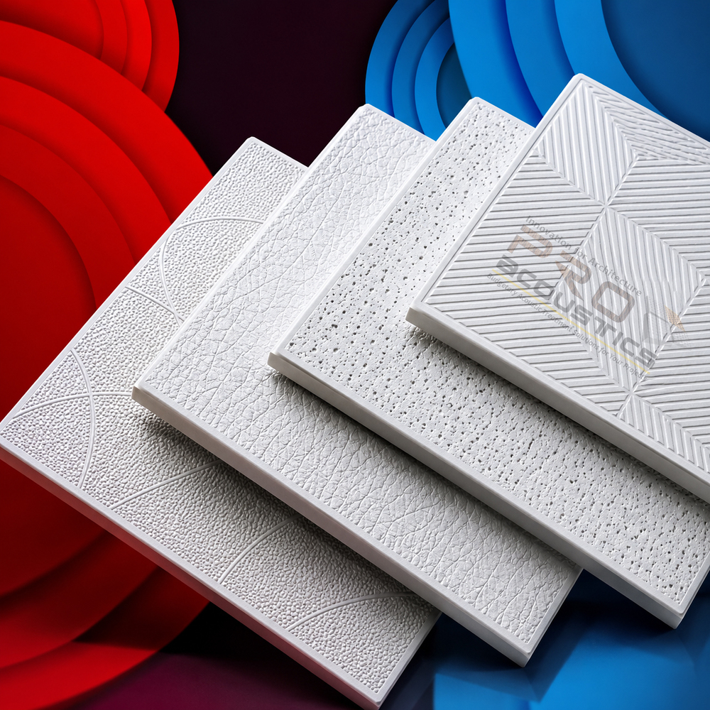 Auditorium Gypsum Pvc Laminated Ceiling Tiles
