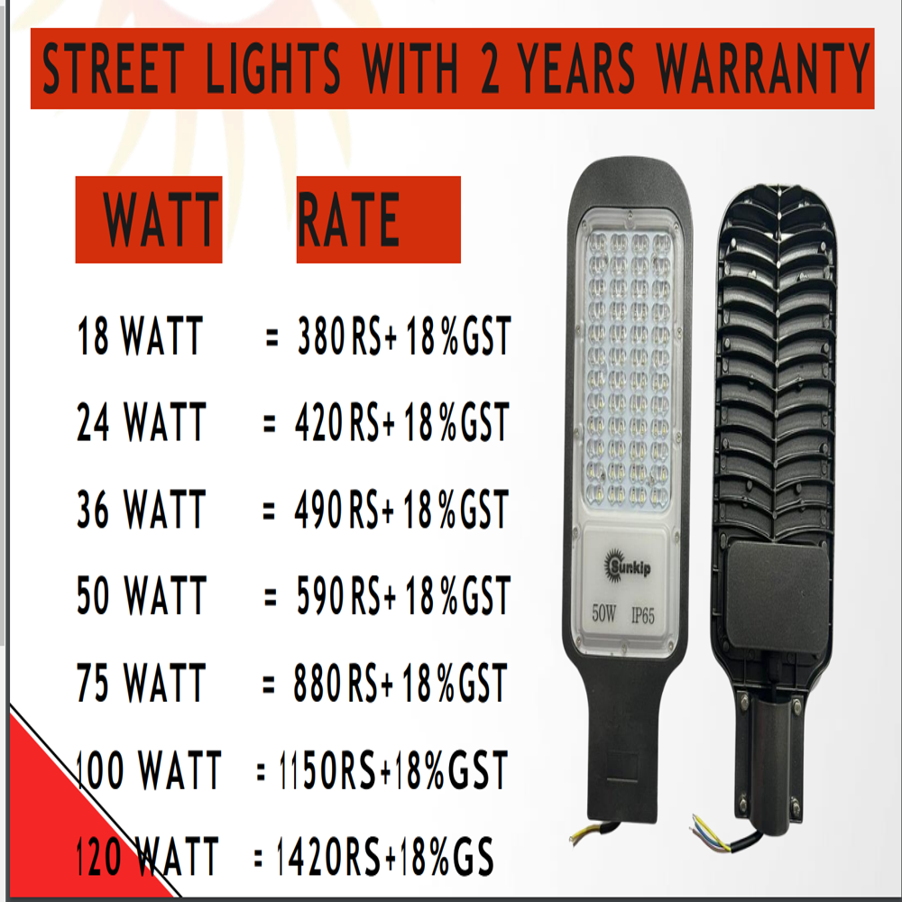 36 Watt Led Street Light - Color: Grey