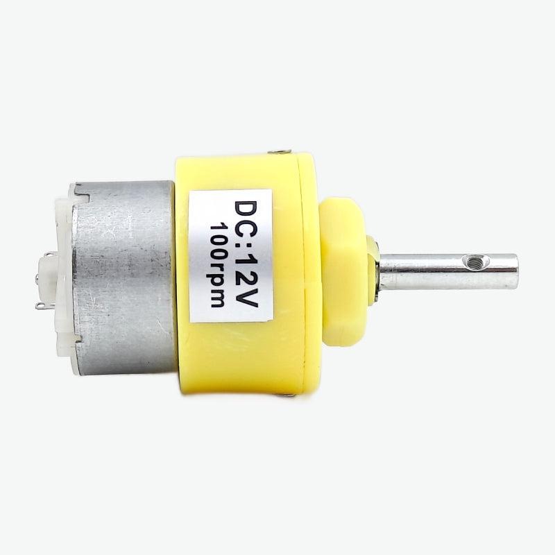 12V DC Gear 100 RPM Motor