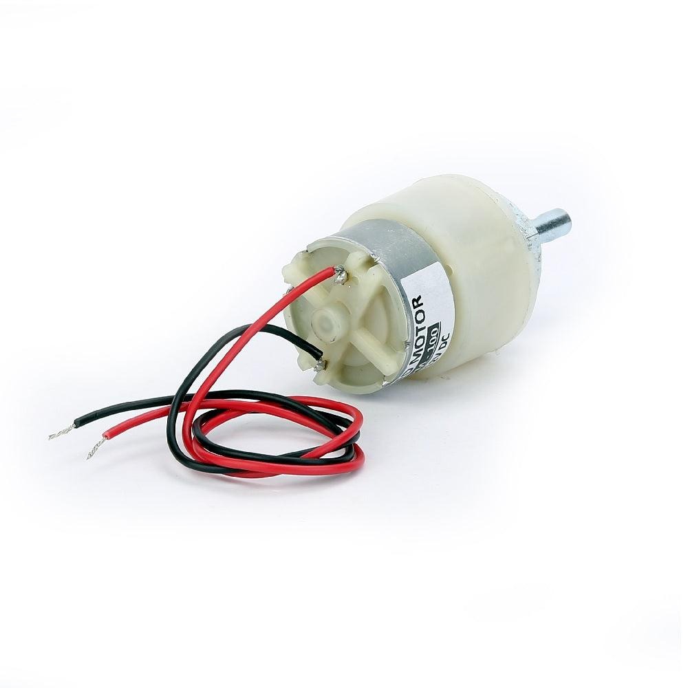 12V DC Gear 100 RPM Motor