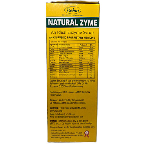 200 ML An Ideal Enzyme Syrup