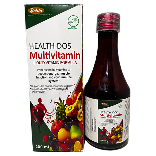 200 ML Multivitamin Liquid Vitamin Formula Syrup