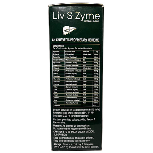 200 ML Herbal Syrup For Healthy Liver And Enzyme Function