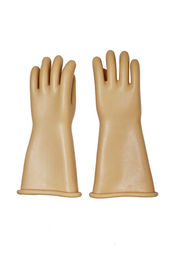 Electrical Shockproof Rubber Hand Gloves 40000 v