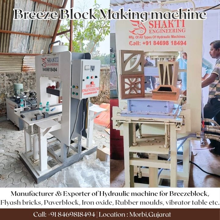 breeze block making machine