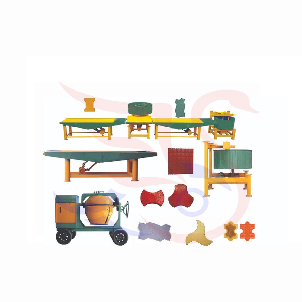 vibrator table machine for paverblock making