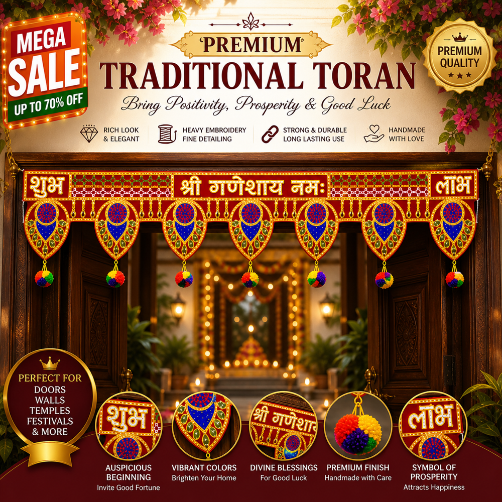 KRISHNA HANDLOOM Premium Decorative Home Entrance Hanging F 2