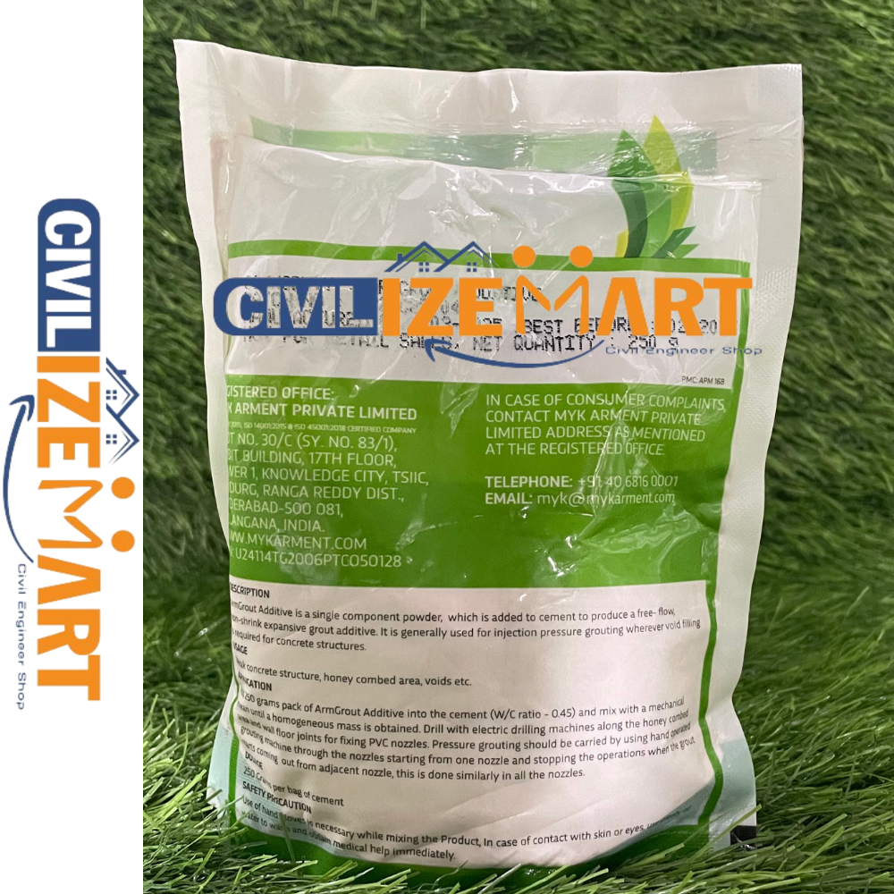 MYK Arment ArmGrout Addivtive Waterproofing Chemical