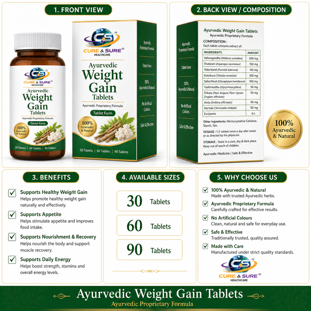 Ayurvedic Weight Gain Third Party Manufacturing