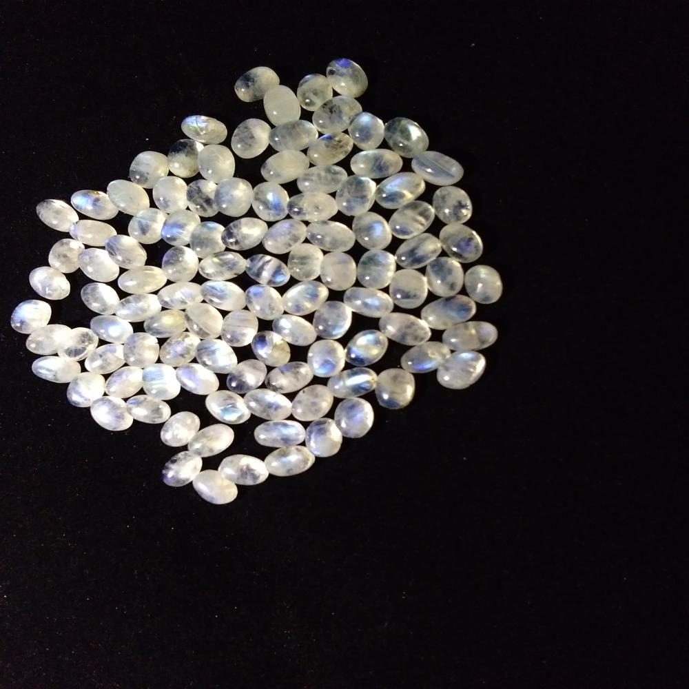 Natural Moonstone White Rainbow Stone